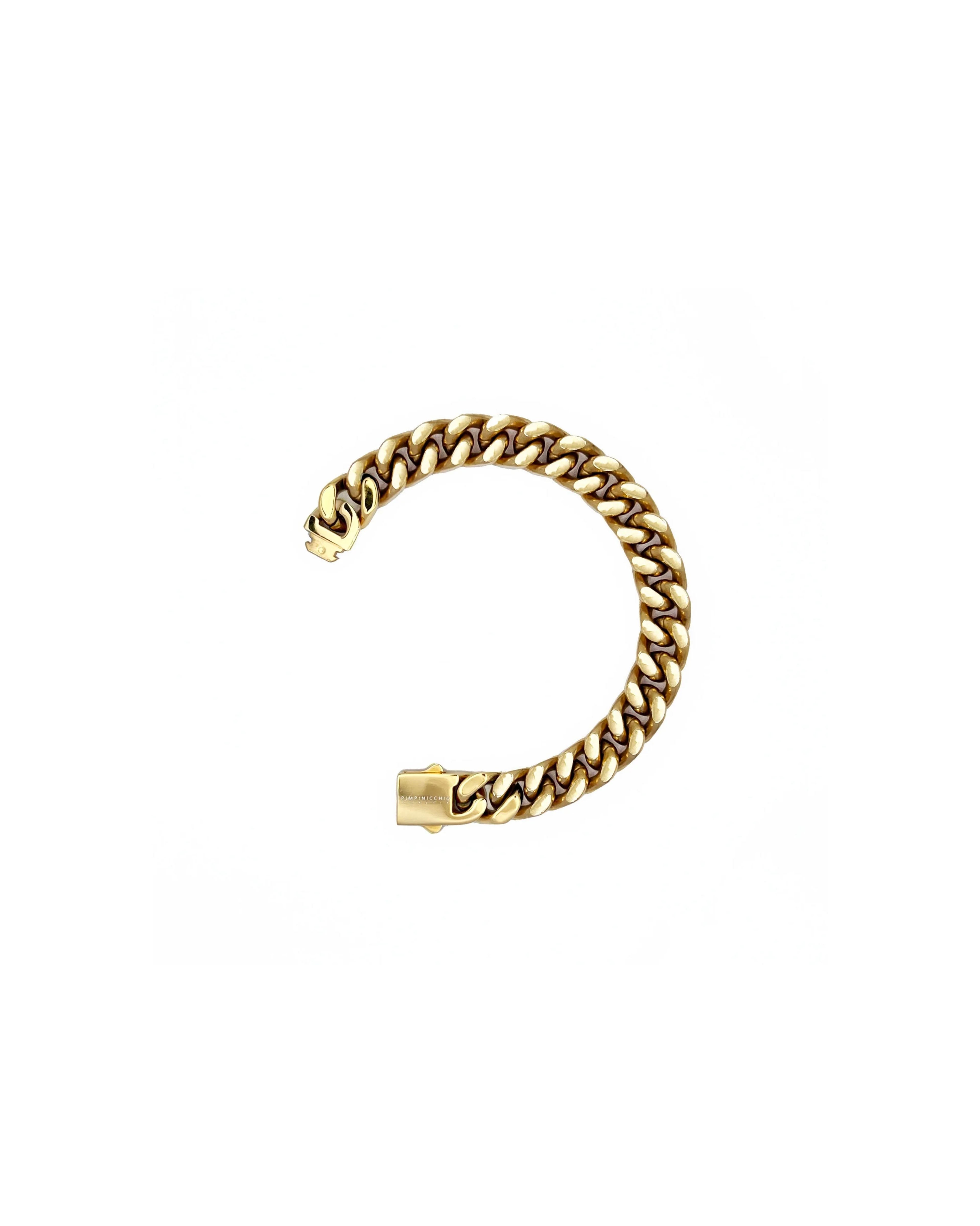 9th Ave Gold Curb Chain Bracelet